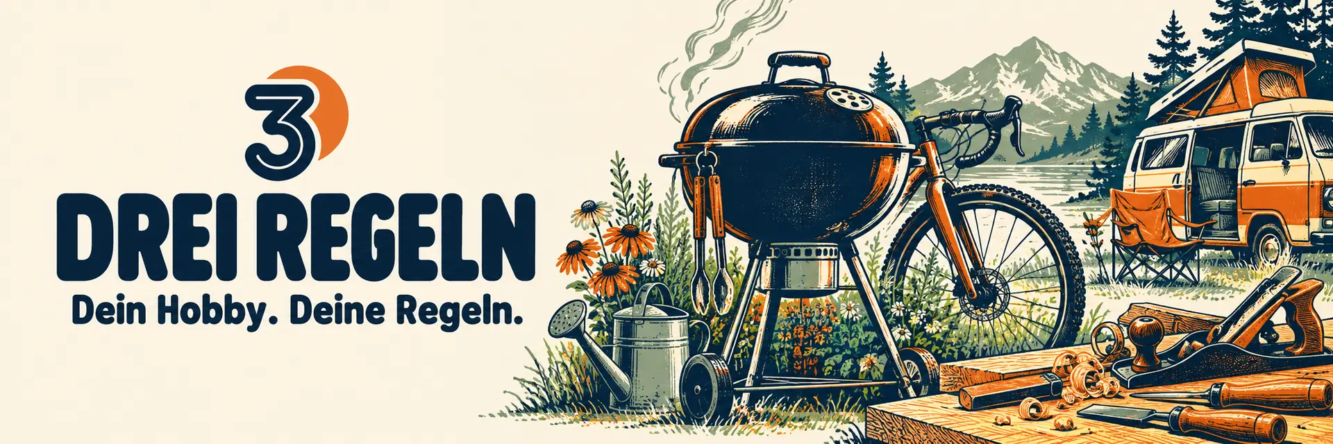 Banner for Drei Regeln · Über uns